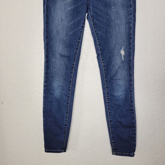 BlankNYC Size 26 Dark Wash The Great Jones High Rise Skinny Distressed Jeans - Picture 5 of 10
